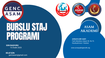 Burslu Staj Programı - GENÇ ASAM